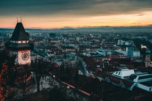 Graz Ausblick Uhrturm